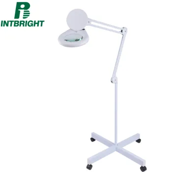8066d2-4c Magnifying Lamp - Adjustable Height Embroidery and Tattoo Lamp with LED Light