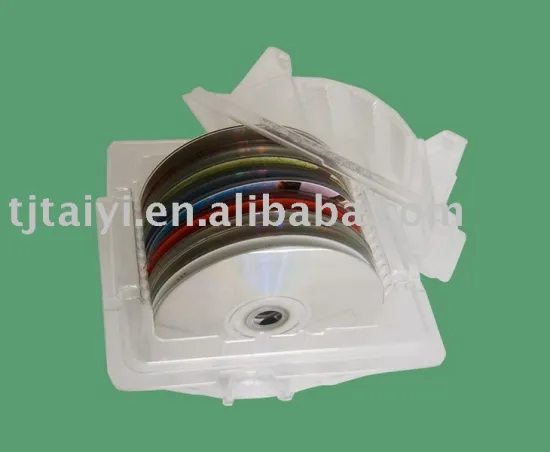 Thermoformed Plastic Tray for disks