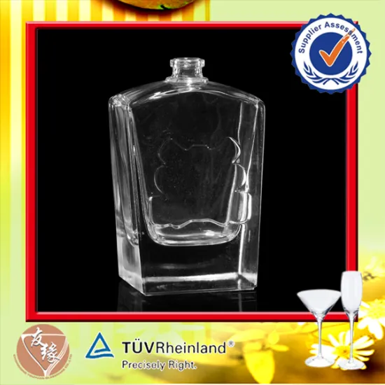 Hot Sale Unique Clear Glass Empty Perfume Bottle 50ml