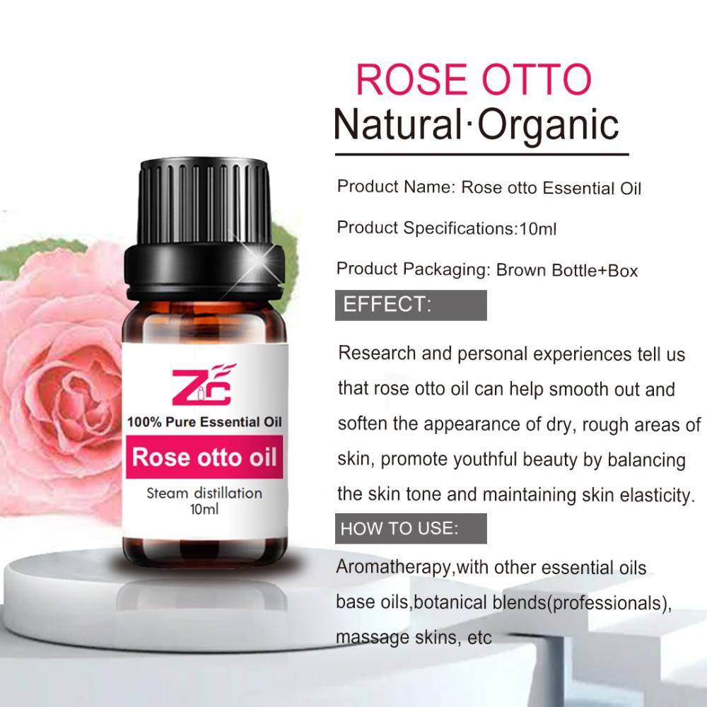 Inazuia wasiwasi rose otto aromatherapy mafuta muhimu