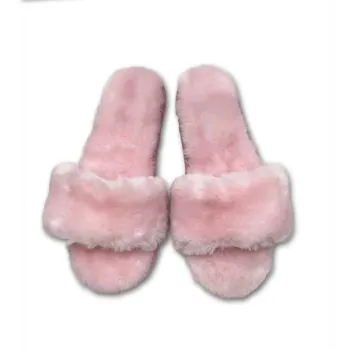 fur indoor slippers for women