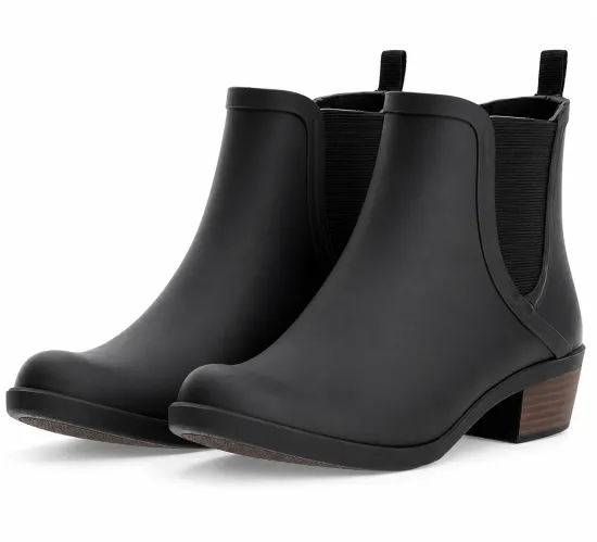 Men's Formal Chelsea Boots Solid Color Square Toe with Anti-Slippery Height Increasing Features US EUR Sizes