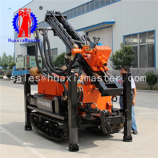 150m FY150 walking type drilling machine hard rock pneumatic drilling rig