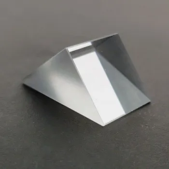 Optical Fingerprint Prisms: K9 BK7 CaF2 BaF2 MgF2 Sapphire AR Coating Triangular Equilateral Prisms