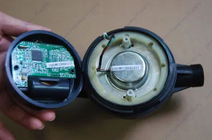 Electronic Read Residential Water Meter Wireless With Hand Pda Reader , T30