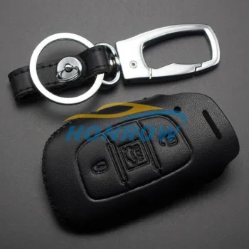 For Hyu 3 button key leather case for ELANTRA new arrival