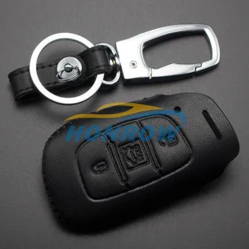 For Hyu 3 button key leather case for ELANTRA new arrival