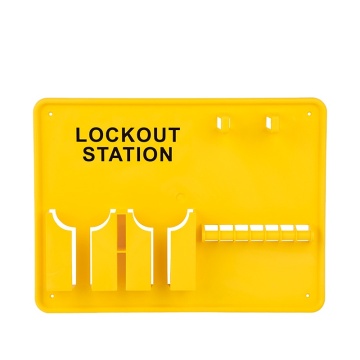 Bozzys Yellow Lockout Board PP Fissione a vite montata a parete BD-B301