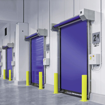 Cold storage zip door rolling door