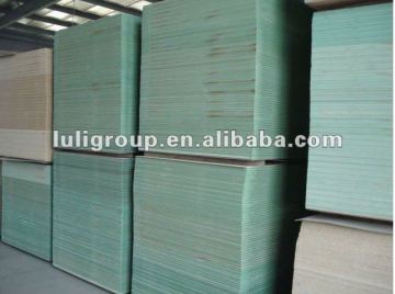 12mm 15mm 18mm Green MDF Board Waterproof MDF Board for sale