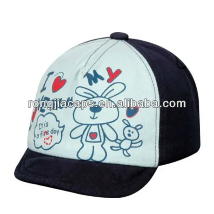 Boys Safe Cotton Printing Kids & Children Hats