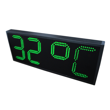 CHEETIE CP009 Super Bright LED Dot Matrix 4 Digits Temperature and Clock Display