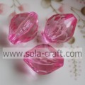 DIY Jewelry Acrylic Bicone Faceted Necklace Beads