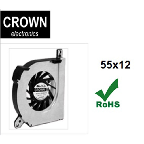 5V 12V 55x62x12 mm 원심 DC 송풍기