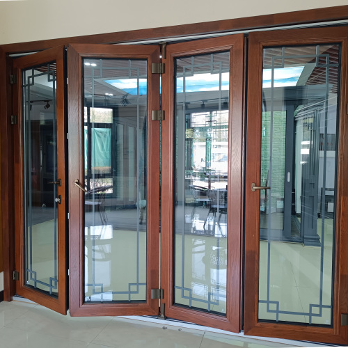 Kitchen Bi Fold Door Aluminum Glass Folding Doors