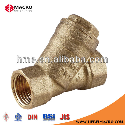 Bronze & Brass Y Strainer Check Valve, High Quality Bronze & Brass Y Strainer Check Valve on
