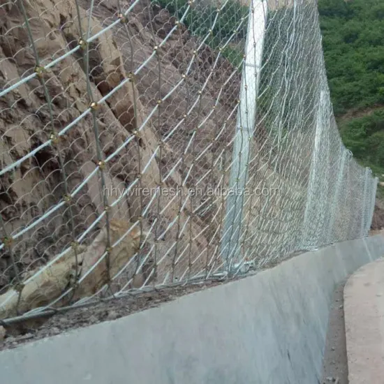 Stainless Steel Wire Rope Mesh Net for Rockfall Barriers (Factory)