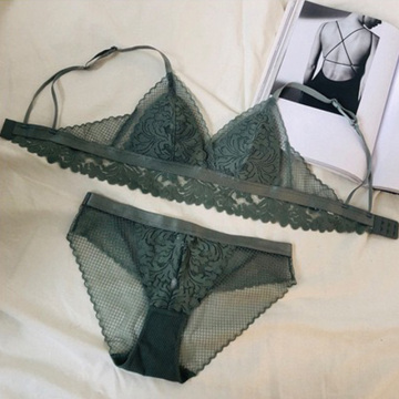 Panty set met gewatteerde bralette voor dames