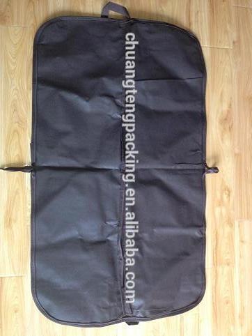 Custom recyclable pp nonwoven suit bags nonwoven clothing bag