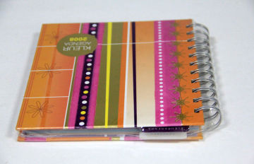 A4 A3 Yo Binding Notebook , Softcover Book Printing With Spiral Binding