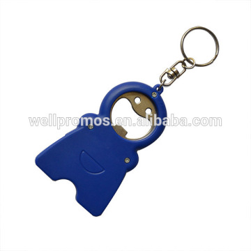 cheap keychain plastic bottle with led light