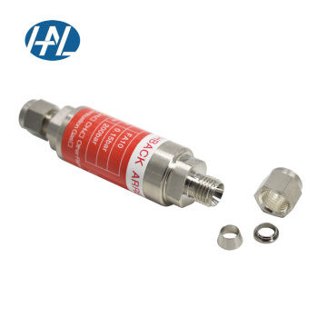 Good Quality Stainless Steel Gas Safety Valve with Flashback Arrestor and Ferrule Type