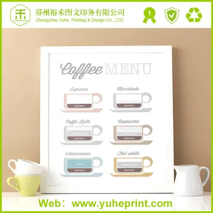 Advisting display digital folders printing for restaurant menu