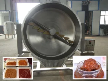 Commercial /Industrial jacket cooker for sauce