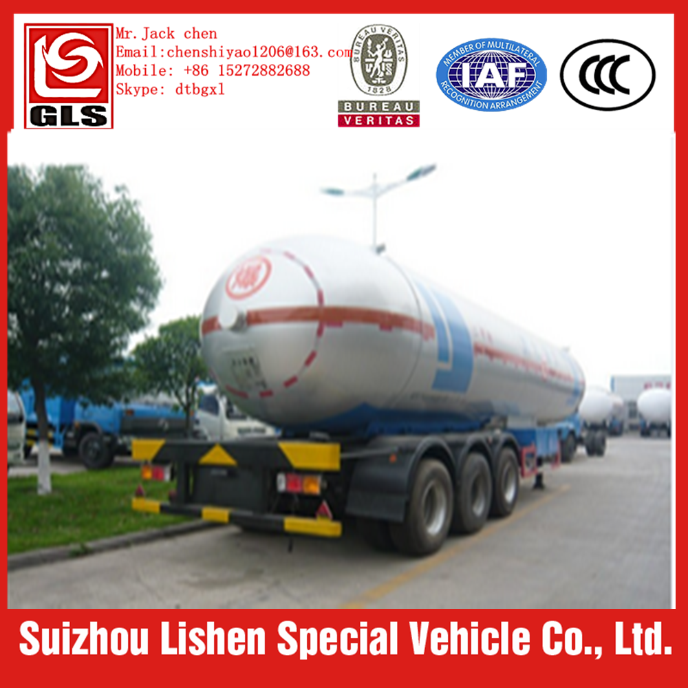 58.5m3 25ton tri-axle lpg tank trailer