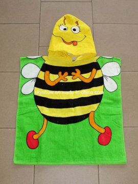 100% Cotton Children Poncho Towel