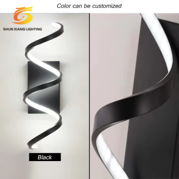 Modern Creative Screw Shape Wall Lamp