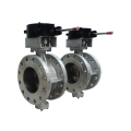 precision machining titanium gear operated butterfly valve