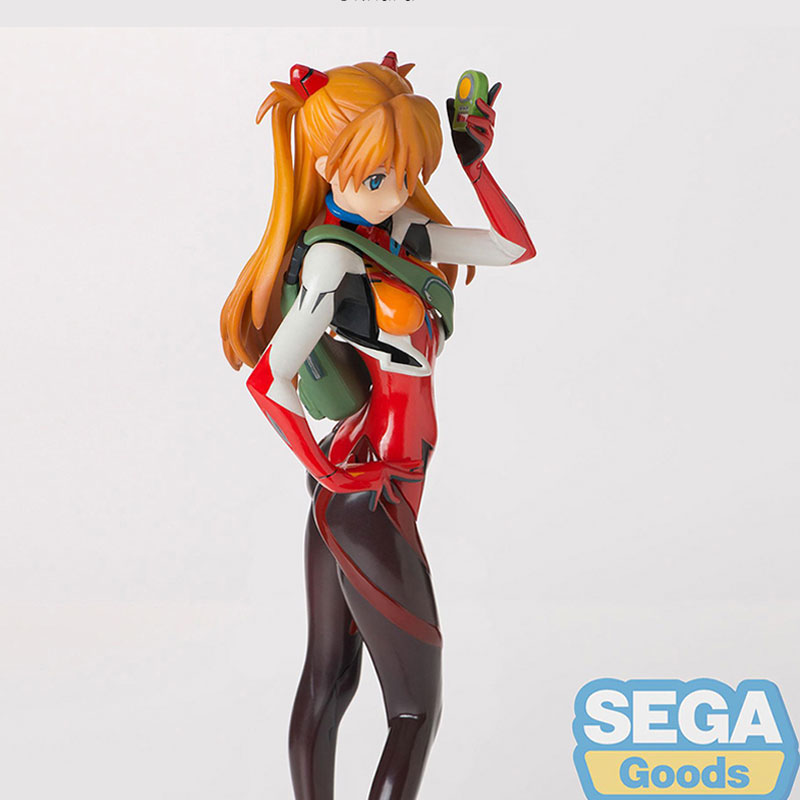 Original figure Soryu Asuka Langrey Combat apparel Ver PVC Action figures Cute girl Model collection toy
