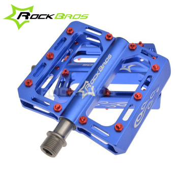 ROCKBROS Bike MTB Pedals Magnesium Alloy Titanium Spindle Platform Pedals Cycle Bicycle Cycling 9/16" Sealed Pedales, 5 Colors