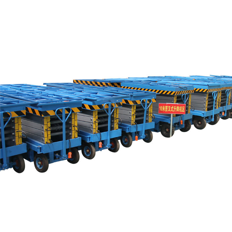 Electric Motor Towable Vertical Lifter Scissor Lift