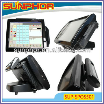 all in one touch screen pos system with printer widely usded in Retail shop/Restaurant (24 months warranty-factory price)