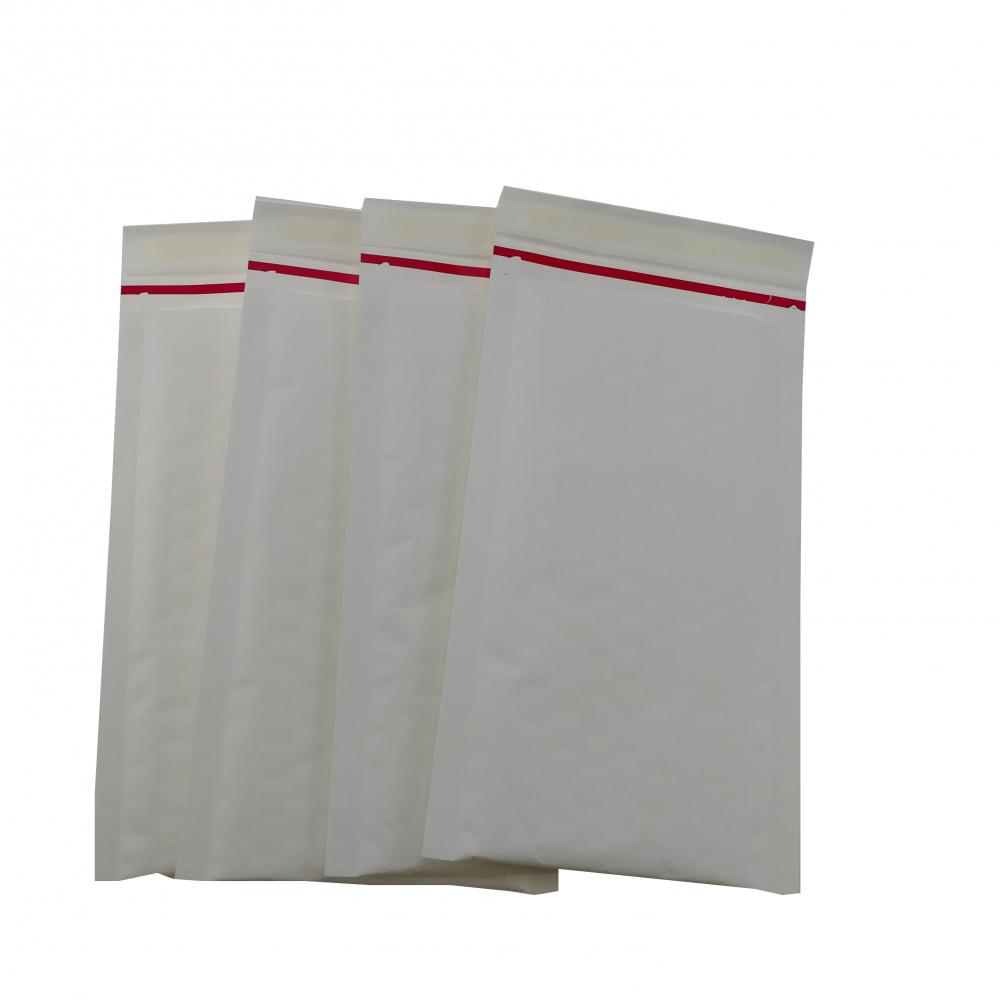 White Kraft Bubble Mailers With Easy Tear Line