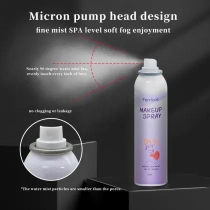 Custom Logo Waterproof Aerosol Makeup Fixing Spray Manufacturer