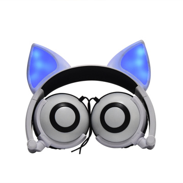 2018 new design most popular fox ear headphones