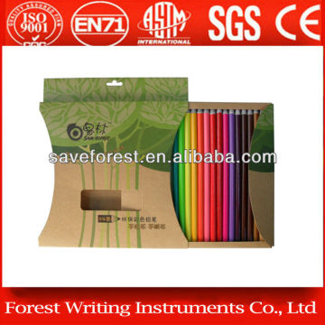 OEM wrap paper color pencil, 24 colors pencil