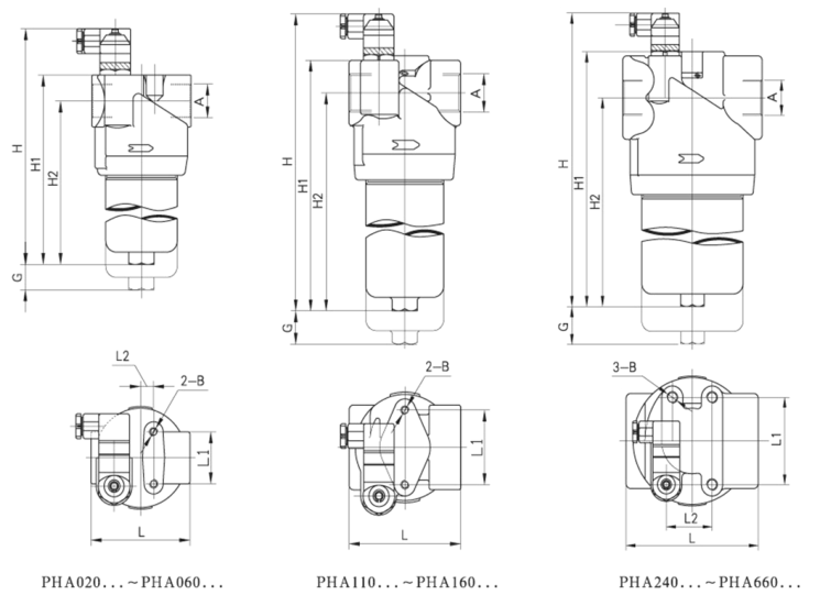 PHA high pressure filter drawing