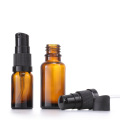 Essential Oil Pump Glass Bottle With Black Lid