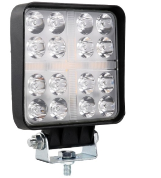 Luce di lavoro a LED 48W quadrati da 4 pollici per camion: miglioramento della visibilità in viaggio