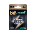 Bateria alcalina AAA HW LR03 (caixa de papel)
