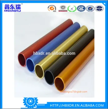 All kinds of anodized special aluminium tubes