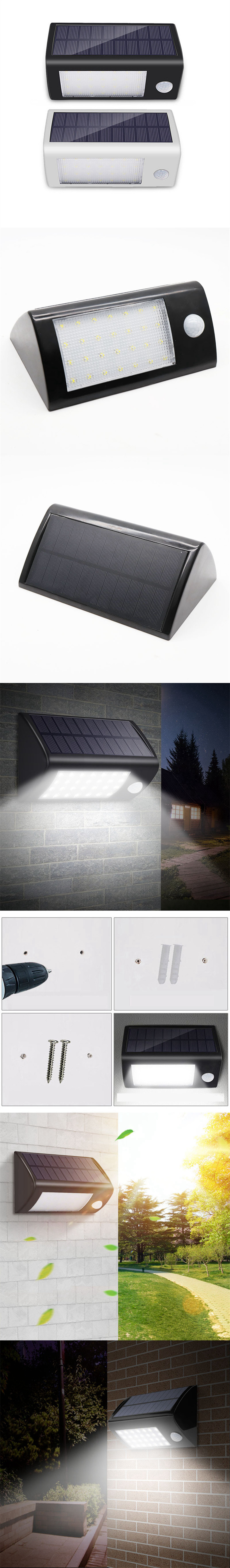 Ip65 Outdoor Motion Sensor Solar Light