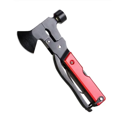 Survival Multi-Tool: Plier, Hatchet, Hammer, Axe, Knife, and More
