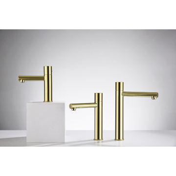 Bathroom Sink Faucet Gold Colored Single Handle Single Hole Bathroom Faucets Supplier