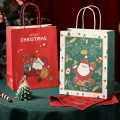 Printed holiday paper bags