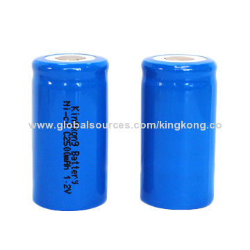 1.2V C NiCd Rechargeable Batteries for Home Use with CE, SGS, RoHS Marks